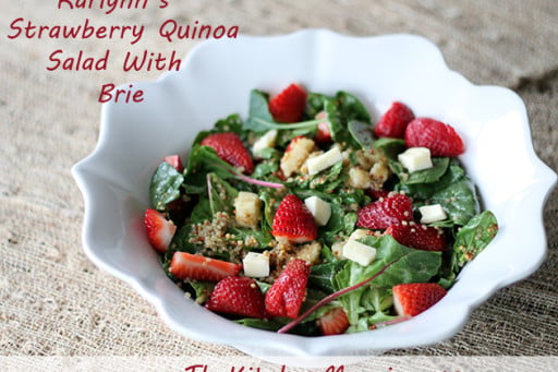 Strawberry Quinoa Salad With Brie