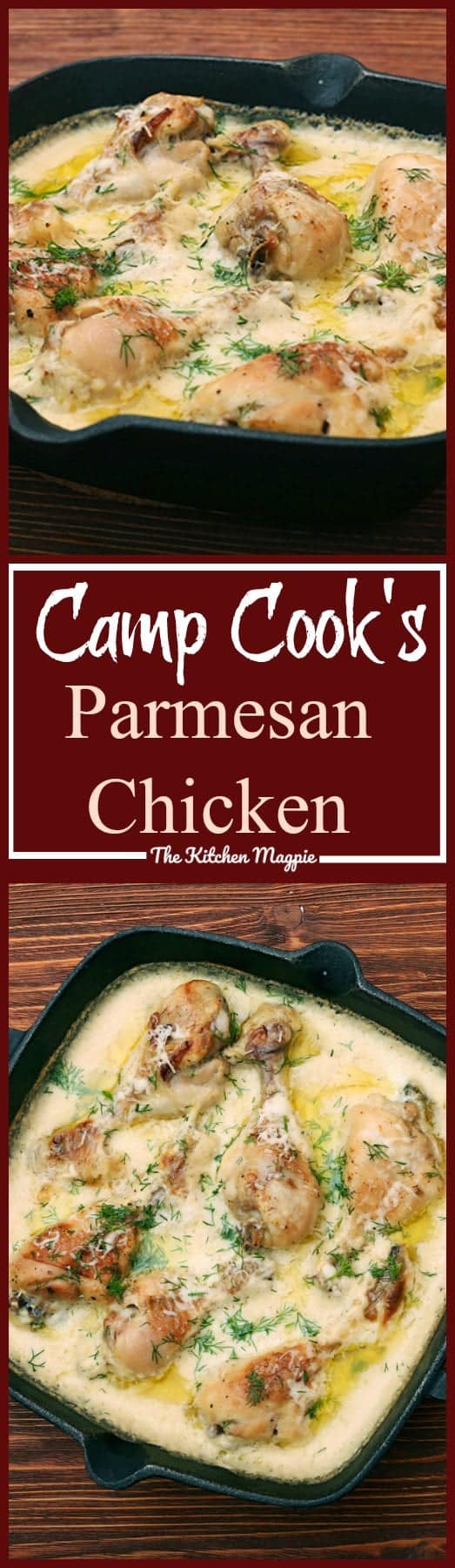 Camp Cook's Parmesan Chicken - This recipe from a hunting camp cook is so easy to make with a can of mushroom soup and chicken breaded with crumbs & Parmesan cheese! 