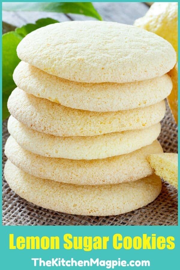 Delicious Lemon Sugar Cookies that you can roll out and cut out and decorate with icing if you want! #cookies #lemoncookies #lemon #icing #frosting