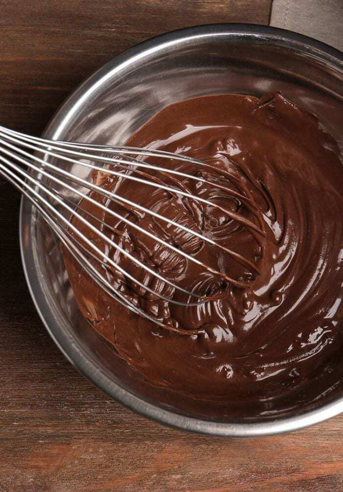 thick, creamy chocolate Ganache for cake topping or a drizzly sauce