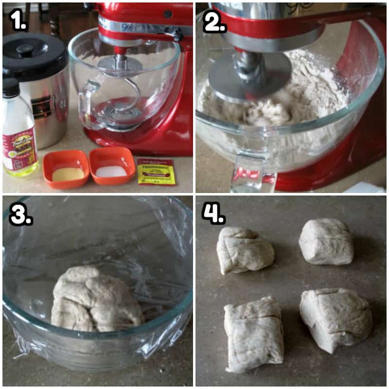 Step by step method on making a Whole Wheat Pizza Dough