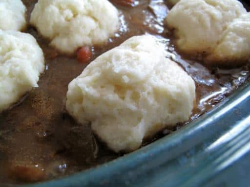 Crock pot Dumplings on soup concoction