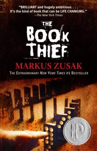 the Book Thief cover with image of domino