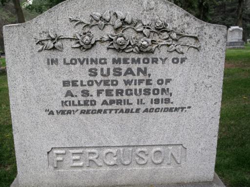 gravestone of Fercuson