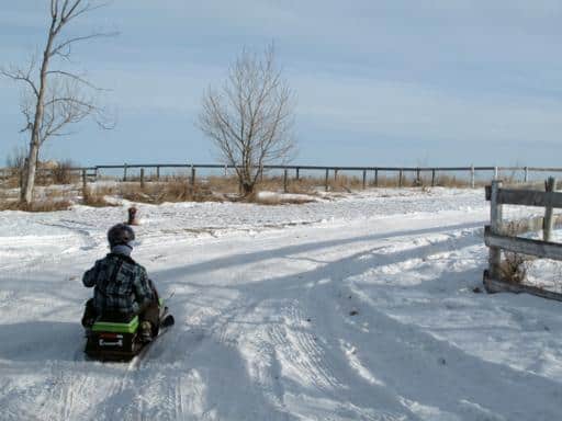 christmaseve5_512x384 little boy enjoying the Ski-Doo