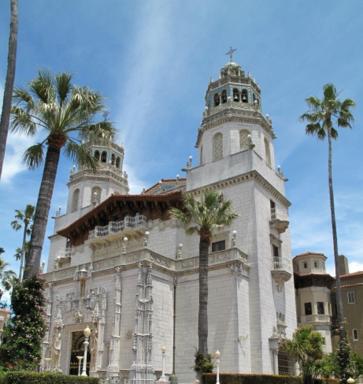 view of the Hearst's Castle