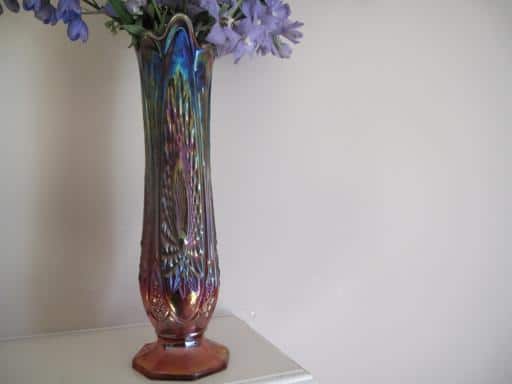 vintage tall vase