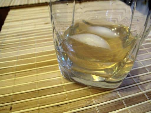 a glass of scotch whisky