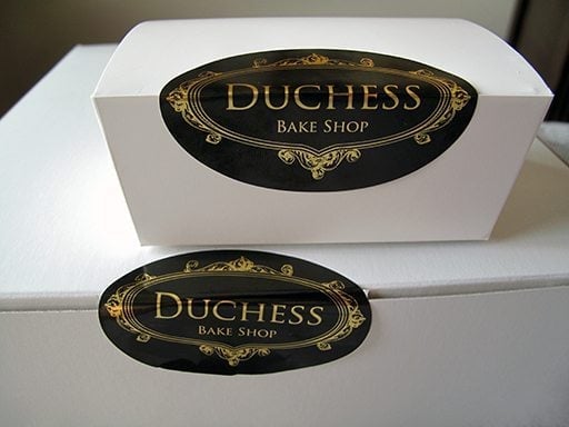 boxes of Duchess Bake Shop treats