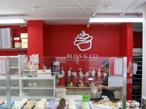 inside Bliss & Co store where their products can be seen