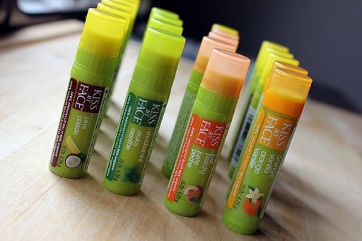 different flavor of lip balms