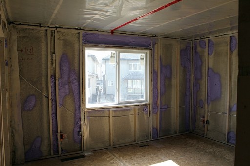 repairs of insulation of the basement