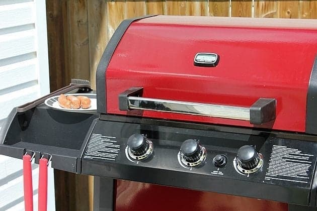 Red BBQ Machine