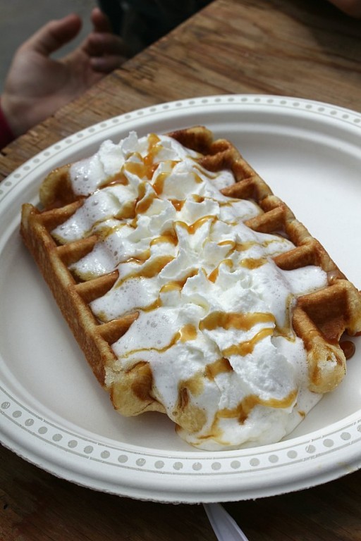 A serving of Kids waffle from Eva Sweet