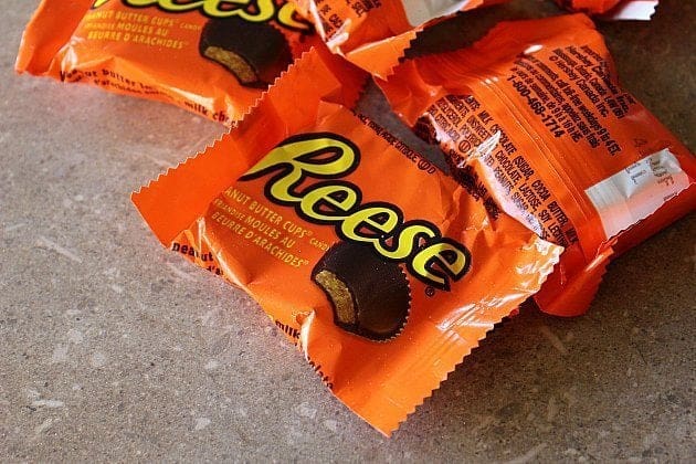 Package of snack size Reese's Peanut Butter Cups