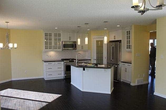 neat and clean house kitchen
