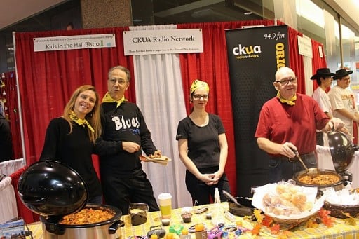 group of for from the CKUA Radio team