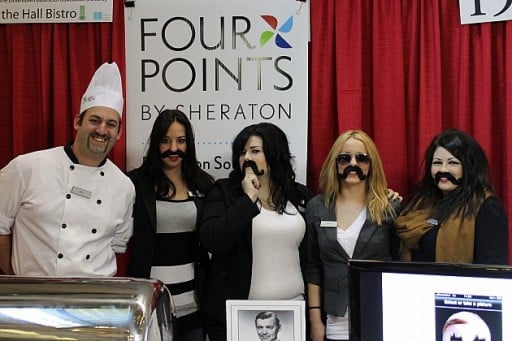 a group of five from the Four Points team