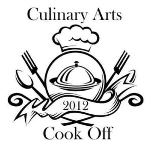 Culinary Arts Cook Off Logo in Black and White