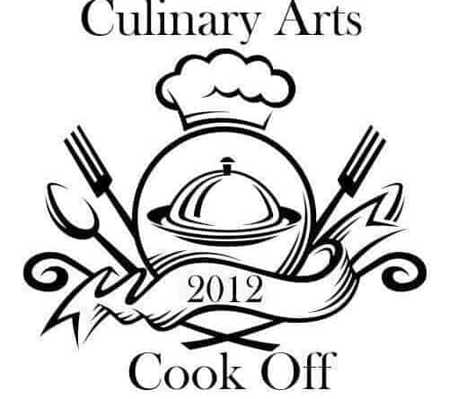 Culinary Arts Cook Off Logo in Black and White