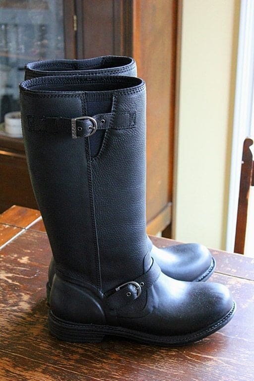 a pair of black boots from Bogs Footwear
