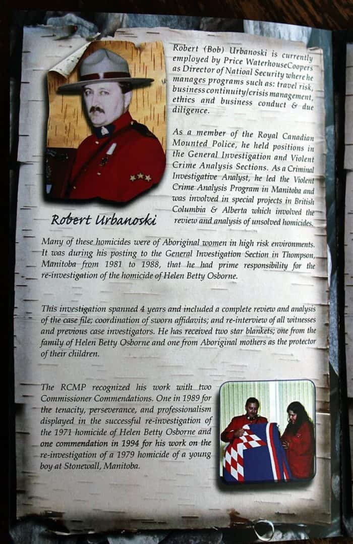 A man in RCMP uniform on his picture