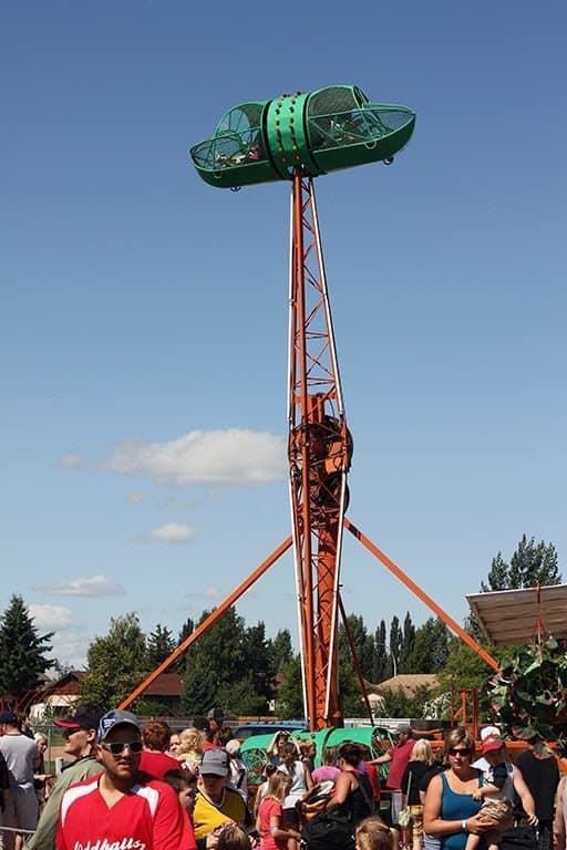 one of the on the scariest ride at the Sturgeon County Bounty