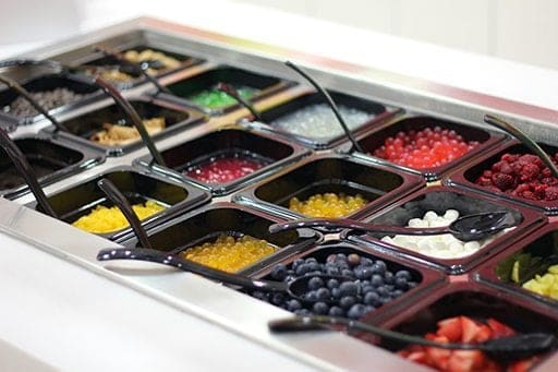 self serve toppings for frozen yogurts