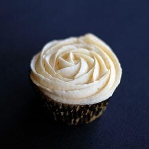 cupcake with Buttercream Icing on top