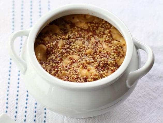 Kid Friendly Mac N' Cheese in a Ceramic Bowl