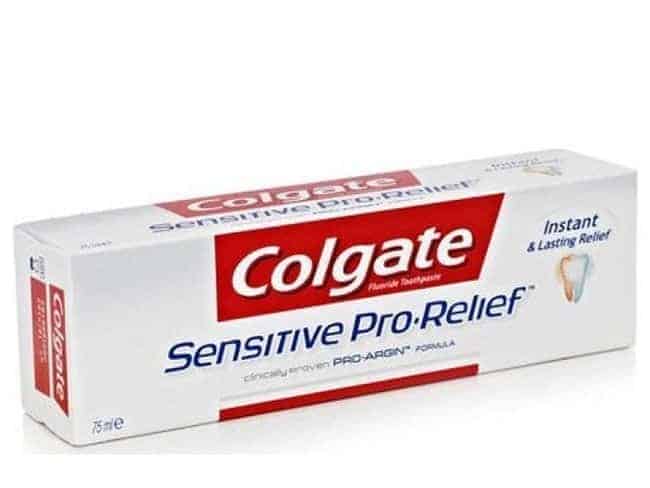 A box of Colgate Sensitive Pro Relief