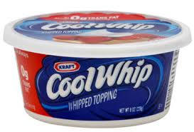 a cup of coolwhip whipped topping