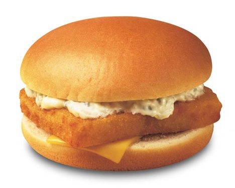 Filet o' Fish with cheese and mayonnaise