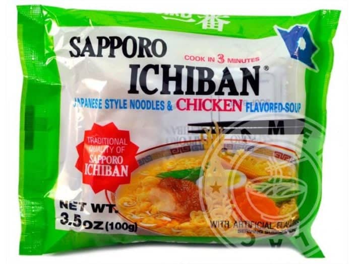 sapporo ichiban chicken front noodles
