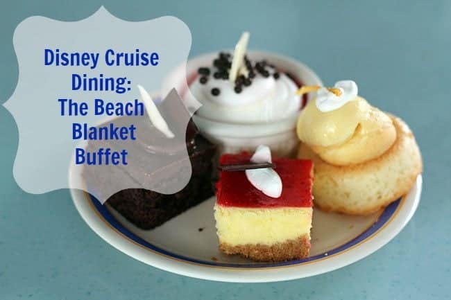 The Beach Blanket Buffet - a plate with white chocolate raspberry whip