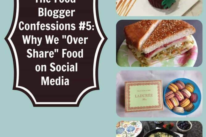 collage of foods shared in social media