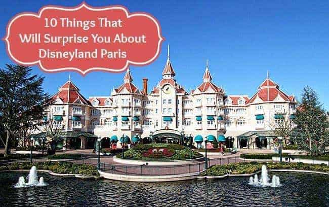 The Park and Fountains in the Disneyland Paris