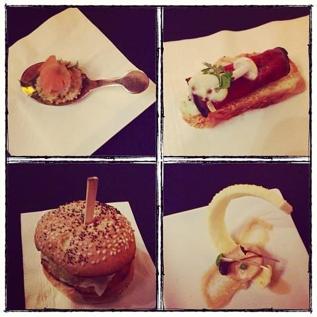 collage of four food photo using Picture Frames