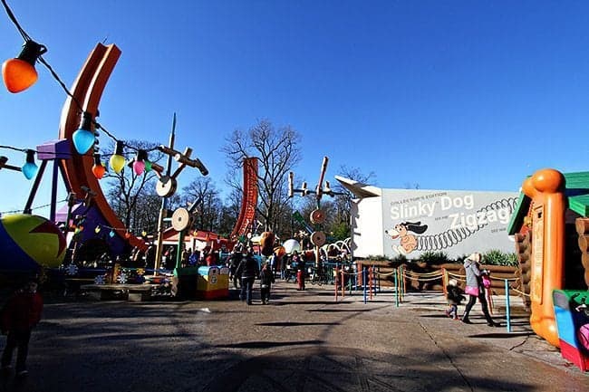 view of rides near the RC Racers