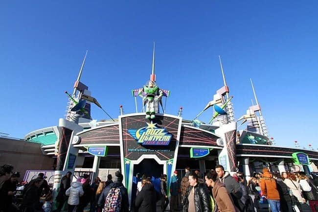 The Laser Blast with Buzz Lightyear at Disneyland Paris