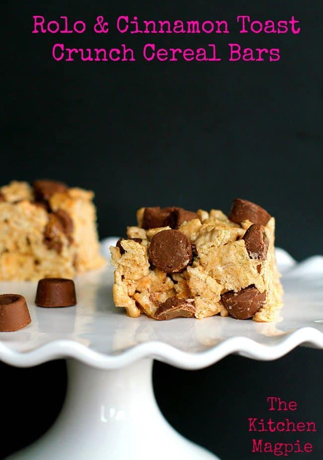 Rolo Cinnamon Toast Crunch Bars