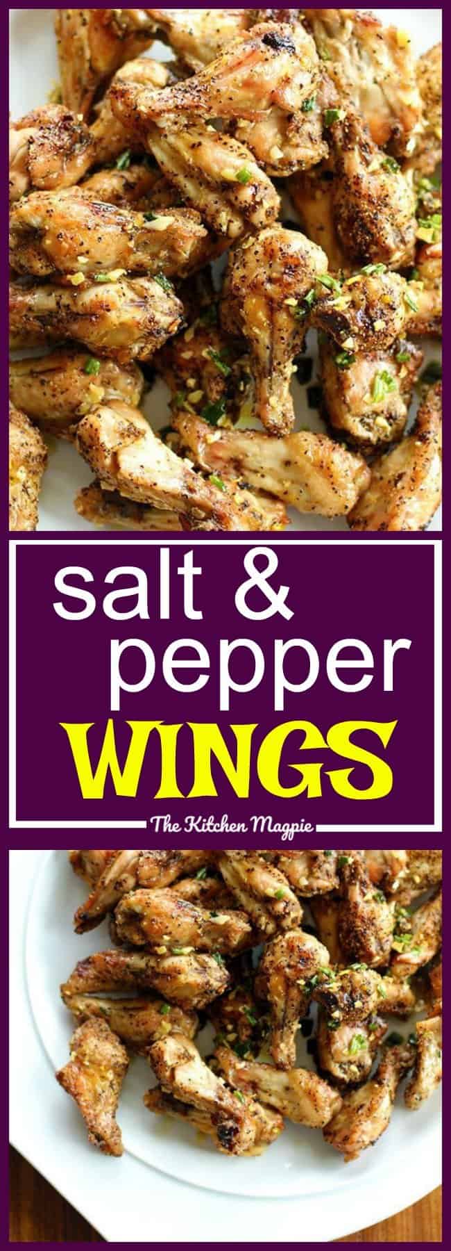 The most amazing Salt and Pepper Chicken Wings I have ever made. The ingredients are simple, delicious & in your fridge! Check out my photos & instructions! recipe from @kitchenmagpie