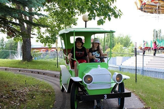 driving at the U Drive- Safety School of Motoring ride with the little motor car