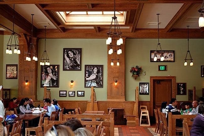 Large Starbucks Disney Cafe with Lots of seats to offer