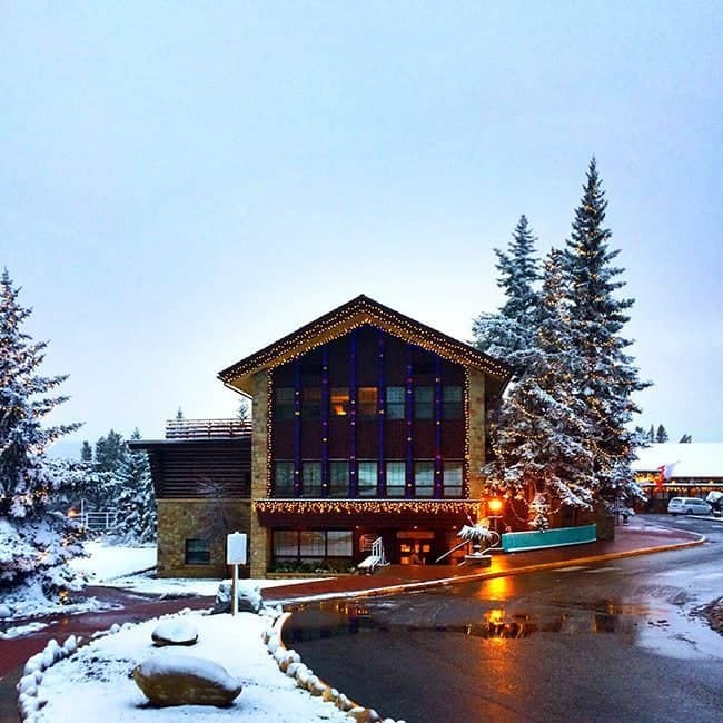 main lodge full Christmas decors