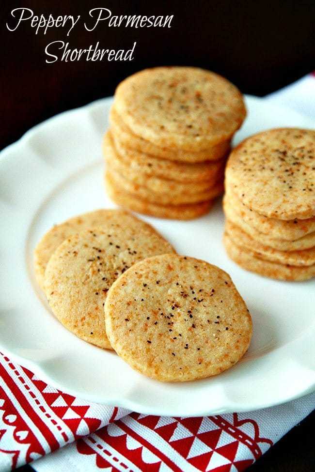 Delicious and easy savory shortbread with a peppery bite! Mix and match the ingredients to come up with a flavor combo that you love.