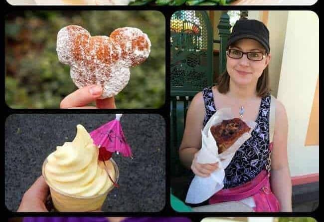 collage of Disneyland food bucket list
