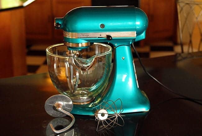 jade blue color stand mixer