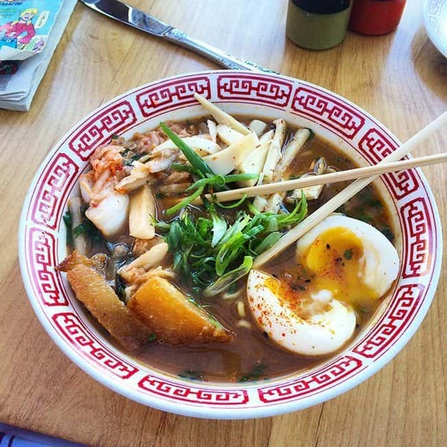 Bowl of Excellent Pork Belly Ramen with Egg