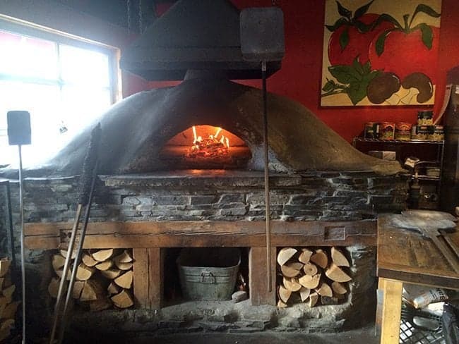 gorgeous oven at Rocky Mountain Flatbread Company